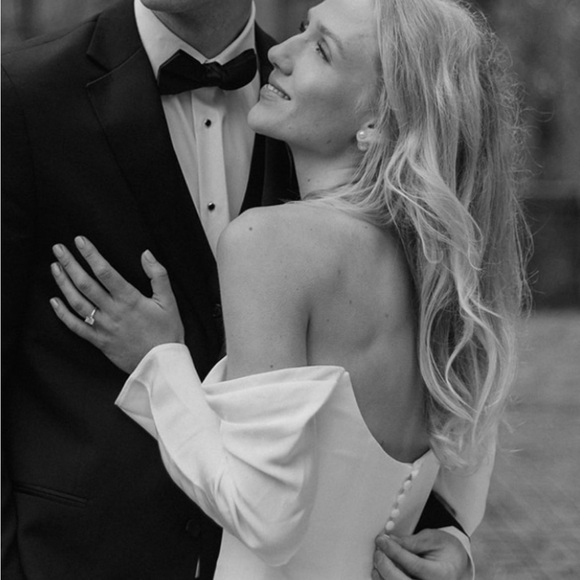 Jenny Yoo Briar Wedding Dress Size 4 Anthropologie - Picture 6 of 8